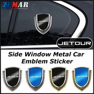 Ford 3D Metal Laser Printed Car Logo Side Door Badge Stickers Side Window Emblem Applique for Jetour