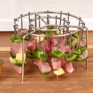 Air Fryer Skewer Rack Stainless Steel Household Skewer Hanging Stove Barbecue Rack Simple Skewer Rac