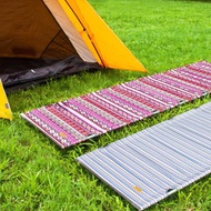 極輕鋁合金民族風便攜折疊行軍床/露營床(2色可選)