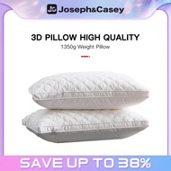 【Joseph&Casey】New Arriving Pillow with 1000g/1400g/High Quality Microfiber With 100% Cotton Cover Pi