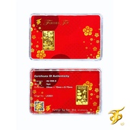 Gold Bar ( 5g / 10g ) 999.9 Further Top - FORTUNE LUCKY CAT I【Emas | 招财猫足金牌 | 小金条】