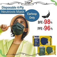 ADX 4ply NEUTROVIS Medical Face Mask Medical Mask Earloop Mask Hijab Face Mask Earloop Face Mask