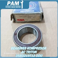 AC Compressor Bearing 35BD219 T12 NSK TRITON Brand (35BG05S16G) 35X55X20 (OSA)ff