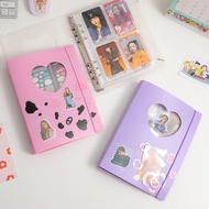 Photocard Binder Cover A5 Deco Pocket 6 Rings File Photocard File Seal Sticker Photo Ticket Post Alb