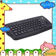 39A- 2.4G Wireless Ergonomic Mini Keyboard Gaming Keyboard with 15 Multimedia Keys and Trackball