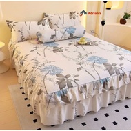 Adrian’s Stok tersedia Cadar 4-in-1 Set Cadar Ropol KING/QUEEN 16inci tinggi