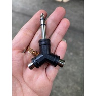 6LY JACK CONVERTER TO 2 RCA Female Lotus