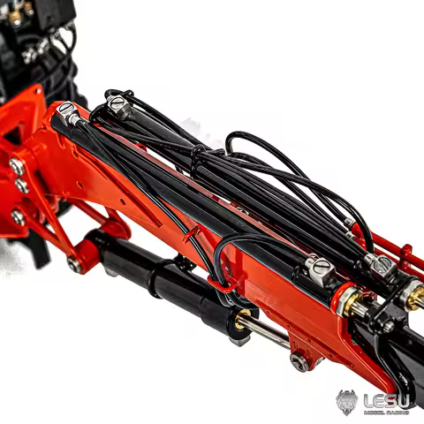 LESU 1/14 LD160S RC Forklift Fly Jib Arm Crane Spare Part for Toys RC Hydraulic Forklift Truck Cars 