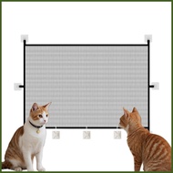 Cat Gate for Doorway Cat Proof Gate for Stairs Folding Mesh Barrier Animals Supplies for Toddler Kit
