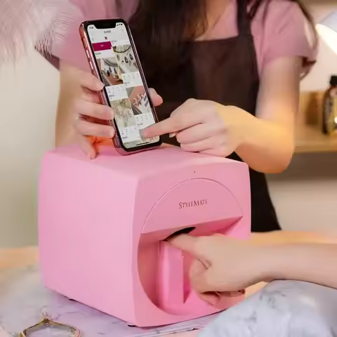 2025 O2nails 3D Nail Printer Machine V11 Professional Mobile Portable Multi-Function Nail Printer Fo