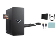 HP Victus 15L Gaming Desktop PC, AMD Ryzen 5 5600G, AMD RX6400 Graphics, 32GB RAM, 1TB SSD, Mica Sil