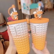 （需預訂）Starbucks 漸變狐狸不鏽鋼吸管杯