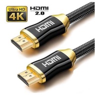 高清 4K HDMI 2.0版 HDMI線高清編織線 工程線 4K60P 2K 3D 鍍金 PS4 HDR 電視線2米 350元。3米。400元5米500元  10米1000元