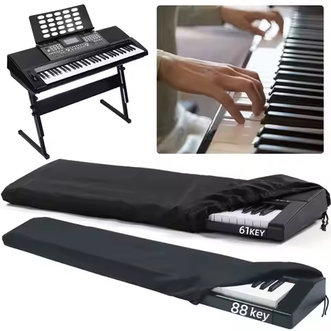 61/88 Key Electronic Piano Cover Dustproof Keyboard Instrument Cover Foldable Piano Keyboard Dust Co