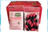 FIRALUM STRIP ISI 12 KAPSUL CACING MEREDAKAN TYPUS MAAG DILONG TILUNG TIPES TIPUS DIJAMIN ORIGINAL