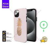 Pineapple Phone Case for iPhone 17 Pro Max / iPhone 16 Pro Max / 15 Pro Max / 13 Protective Case Cov