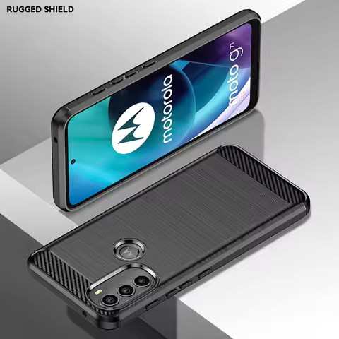 Full Cover For Motorola Moto G71 5G Case For Moto G71 G31 G41 G51 G200 E30 E40 G60S G50 Carbon Fiber