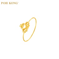 POH KONG 916/22K Gold Crown Minimalist Mini Ring