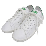 【5積分】全新未使用 ▲ BALENCIAGA × adidas 721836 Stan Smith 皮革低筒運動鞋 白色/綠色 24.5碼 附鞋盒和防塵袋 義大利製造 女款