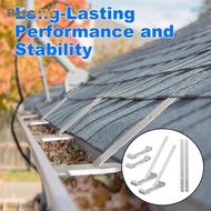 [PETSOLA] 5" Aluminum Gutter Hanger, Gutter Support Solution, Mounting Without Eaves