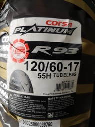 Corsa Ban Motor 120 70 - 17 R93 Tubeless Compound Medium Soft Pentil