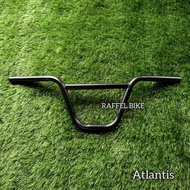 Black BMX handlebar 003. BMX bicycle handlebar