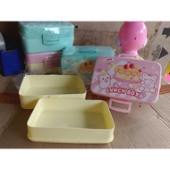 5187 - premium 2-tier lunch box with clips l 2-tier lunch box l children's rice box l children's ric