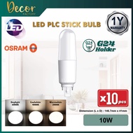 OSRAM [SET 10pcs] OSRAM LED Bulb PLC Stick 10W 12W (G24) Mentol PLC Stick LED Bulb Mentol Lampu
