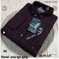 KEMEJA Men's Flannel Shirt - Flannel Shirt - Flannel Shirt - Long Flannel Shirt - Men's Shirt
