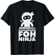 New Audio Engineer, Front Of House Foh Ninja Sound Engineer T-Shirt