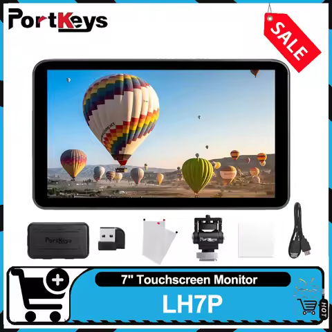 PORTKEYS LH7P 7" High-Bright Touchscreen Monitor with Wireless Control 1000nit 1920*1080 4K on Camer