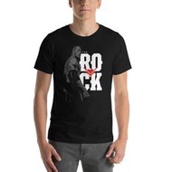 [美國瘋潮]正版WWE The Rock Illustrated Logo Unisex Tee 巨石強森海報風格款衣服