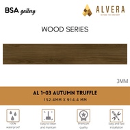 KAYU Alvera VINYL 3MM AL1-03 AUTUMN TRUFFLE / VINYL FLOORING WOODEN FLOOR