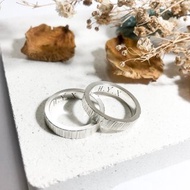 999純銀 樹紋質感戒