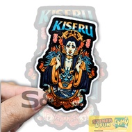 GEISHA KISERU Glossy Laminated Vinyl Sticker