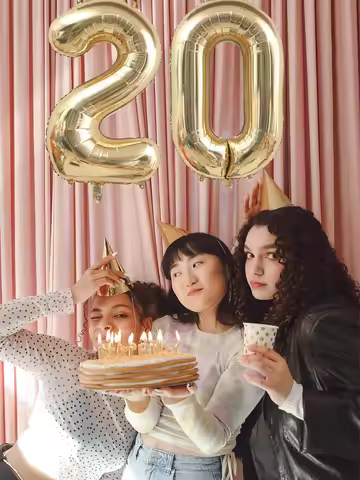 Large Number Balloons Champagne Gold 40 Inch Light Gold Foil Helium Number 3 0 Balloon for Birthday 