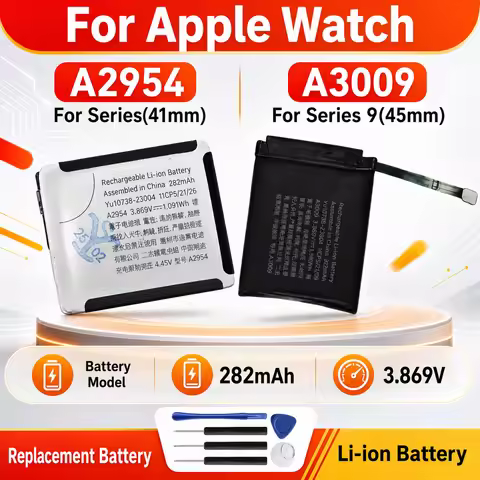 Smart Watch Replacement Battery A2954 A3009 For Apple Watch Series 9 41mm 45mm Repair Battery With F
