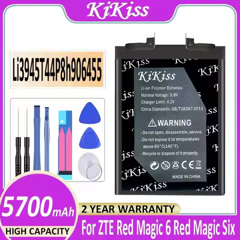 Mobile Phone Battery Li3945T44P8h906455 5700mAh For Zte Nubia Red Magic 6 Magic6 NX669j