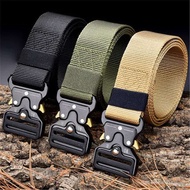 men's tactical belt adjustable nylon belt military safety belt outdoor