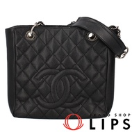 香奈兒 PST 托特包 A50994 魚子醬紋皮革女士托特包

黑色 [二手]