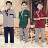 Children's Suit koko Set|| Suit Hafizkoko for Children 1-12 Years Old Muslim Clothing Set for Boys C