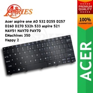 BARU!!! Keyboard laptop / notebook Acer Aspire One 532 D255 D257 D260