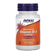 NOW Foods, Vitamin D3, 120 softgels, 2000IU/5000IU/10000IU