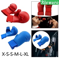 [Kloware] Boxing Gloves, MMA Gloves, Wrist Wraps, Breathable Karate Gloves, Kickboxing Gloves for Mu