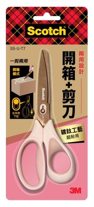 3M™ - Scotch™ 鍍鈦不銹鋼開箱剪刀7英寸 (SS-U-T7)