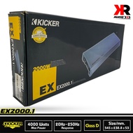 เพาเวอร์แอมป์คลาสดี KICKER EX2000.1 พาวเวอร์แอมป์ Class Dโมโนบ็อกซ์ กำลังขังสูงสุด4000 วัตต์  เสียงดีสไตล์อเมริกัน ของแท้พร้อมใบรับประกัน