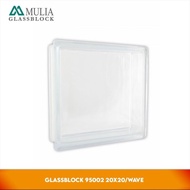 Glassblok Mulia Wave Glassblock Glass Block Mulia @1DUS ISI 6PCS