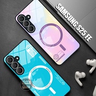 Samsung S25 FE Case - Samsung S25 FE Glass Softcase - Samsung S25 FE Casing - Samsung S25 FE Silicon