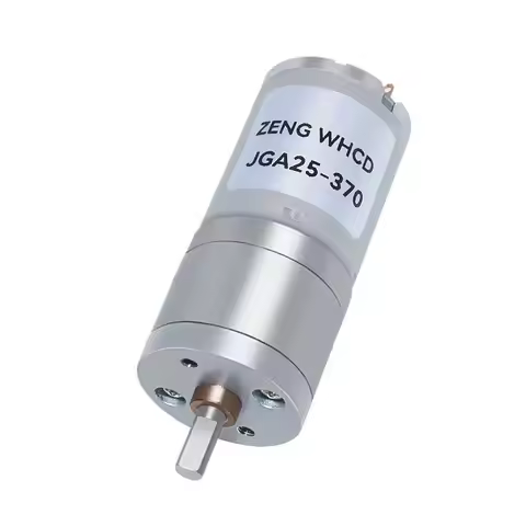 JGA25-370 Gear Motor 6V, 12V, 24V, 370 DC Gear Motor, Micro DC Gear Motor