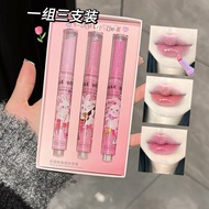 镜面唇釉水光护唇保湿 anas lipgloss Gege bear Gogo Bear Garden Pink Rabbit Solid Lip Gloss Moisturising Fine Fl